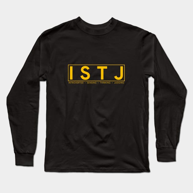 ISTJ Personality (Modern Style) Long Sleeve T-Shirt by personalitysecret